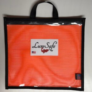 Orange tackle bag